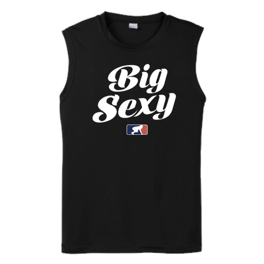 BIG SEXY (White) - Muscle T-Shirt