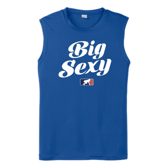 BIG SEXY (White) - Muscle T-Shirt