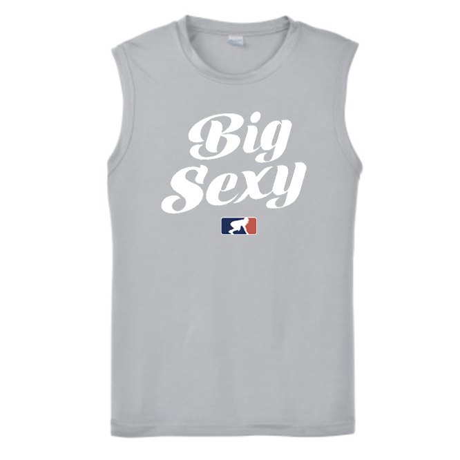 BIG SEXY (White) - Muscle T-Shirt