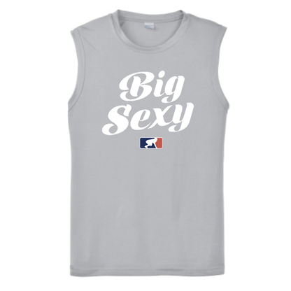 BIG SEXY (White) - Muscle T-Shirt