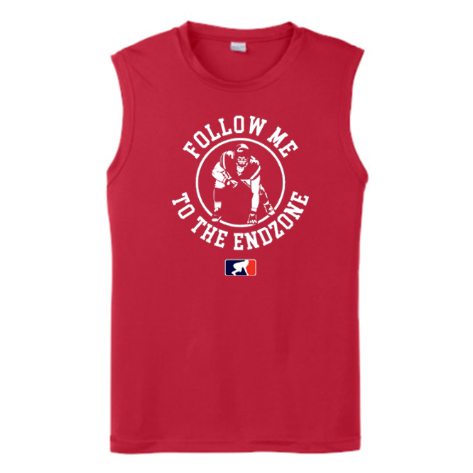 FOLLOW ME TO THE END ZONE - Muscle T-Shirt
