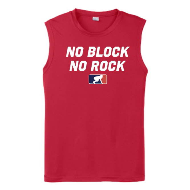 NO BLOCK NO ROCK - Muscle T-Shirt