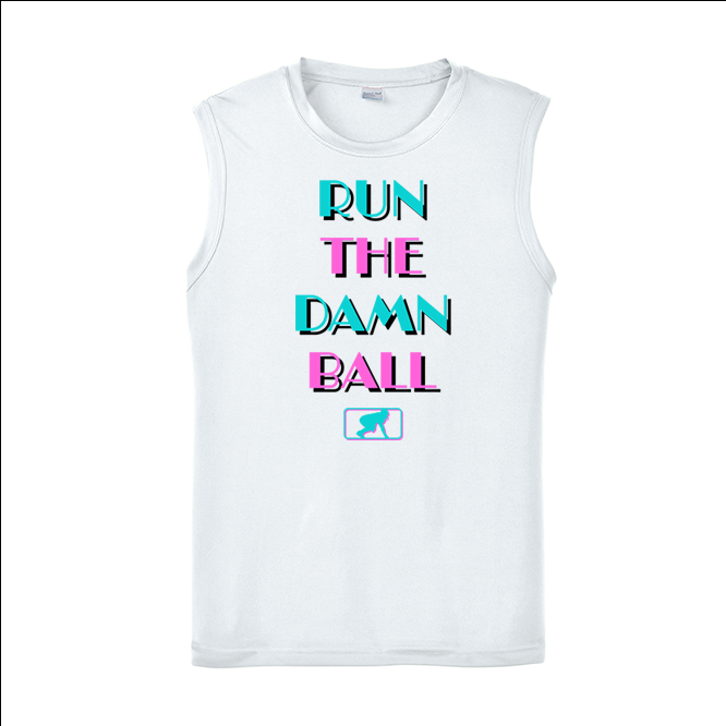 RUN THE DAMN BALL (Vice) - Trench Vice Muscle T-Shirt