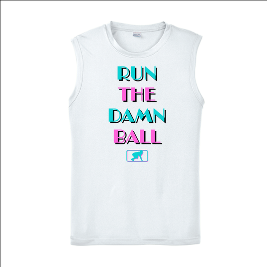 RUN THE DAMN BALL (Vice) - Trench Vice Muscle T-Shirt