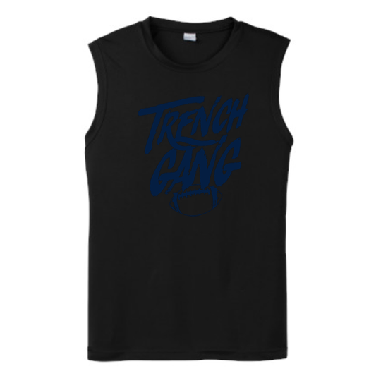 TRENCH GANG (Navy) - Muscle T-Shirt