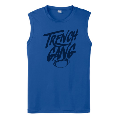 TRENCH GANG (Navy) - Muscle T-Shirt