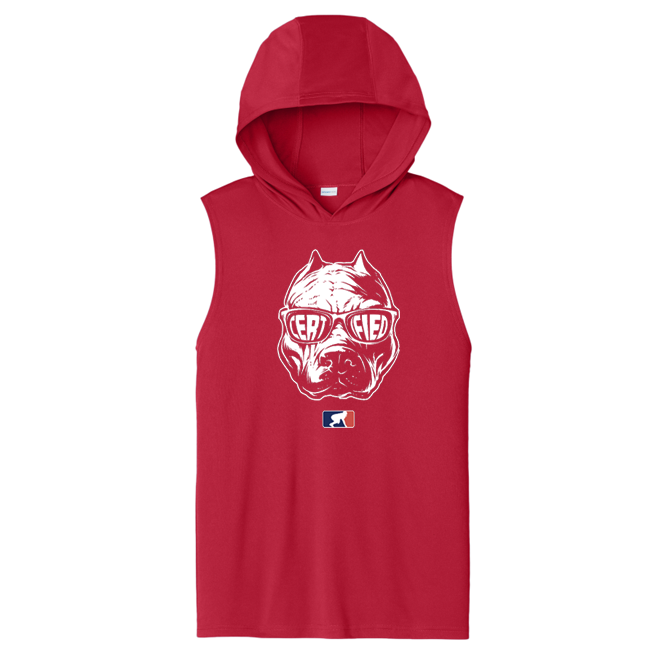 CERTIFIED DAWG - Hooded Muscle Tee