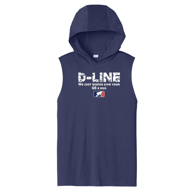 D-LINE HUGS - Hooded Muscle Tee