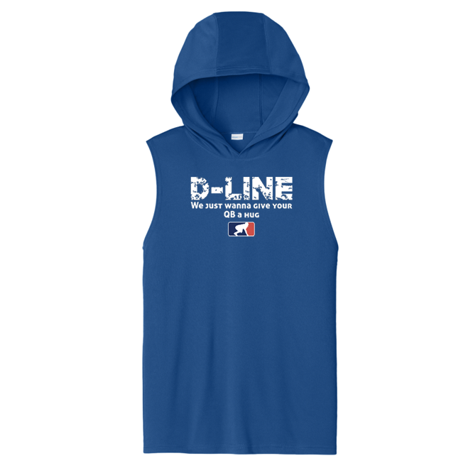 D-LINE HUGS - Hooded Muscle Tee