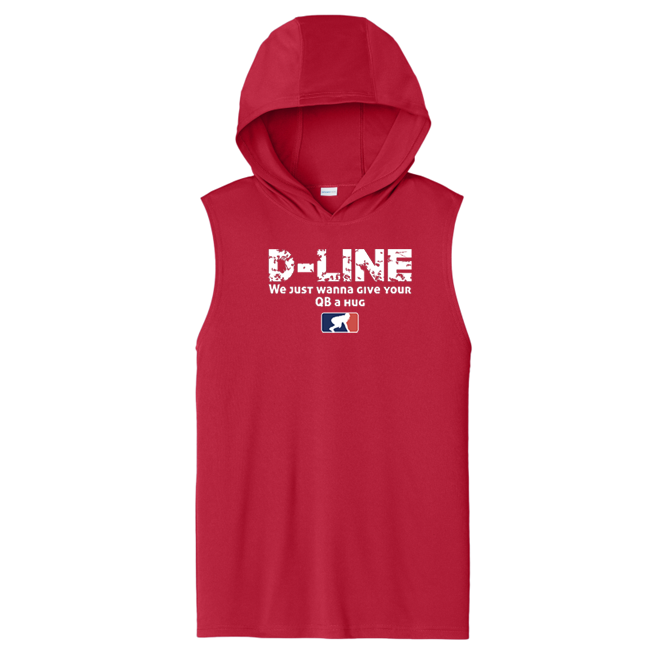 D-LINE HUGS - Hooded Muscle Tee