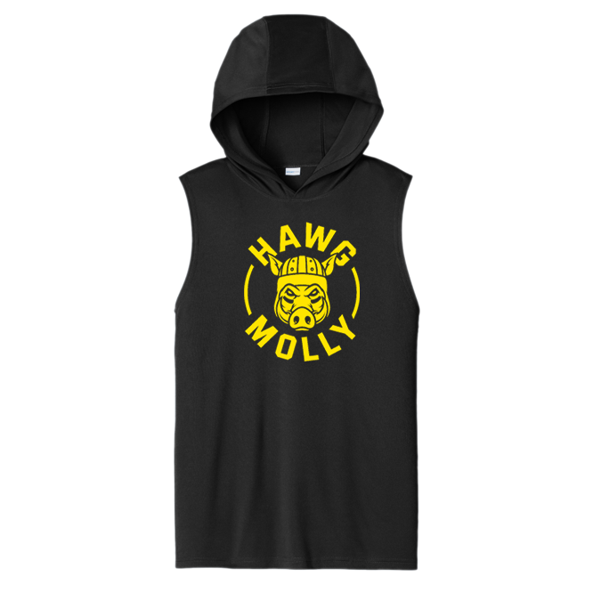 HAWG MOLLY (Yellow) - Hooded Muscle Tee