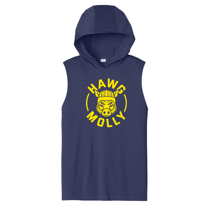 HAWG MOLLY (Yellow) - Hooded Muscle Tee
