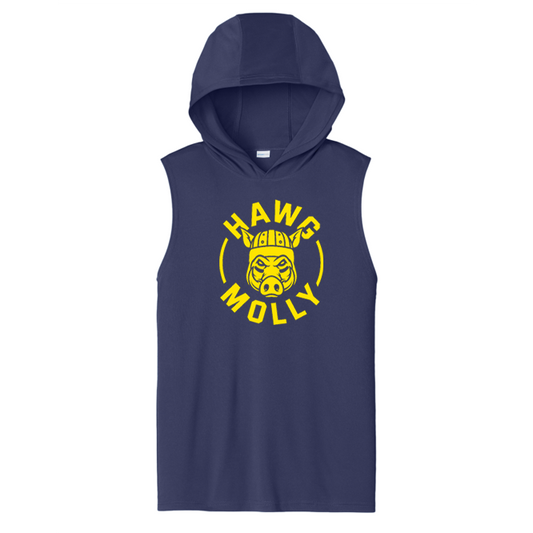 HAWG MOLLY (Yellow) - Hooded Muscle Tee