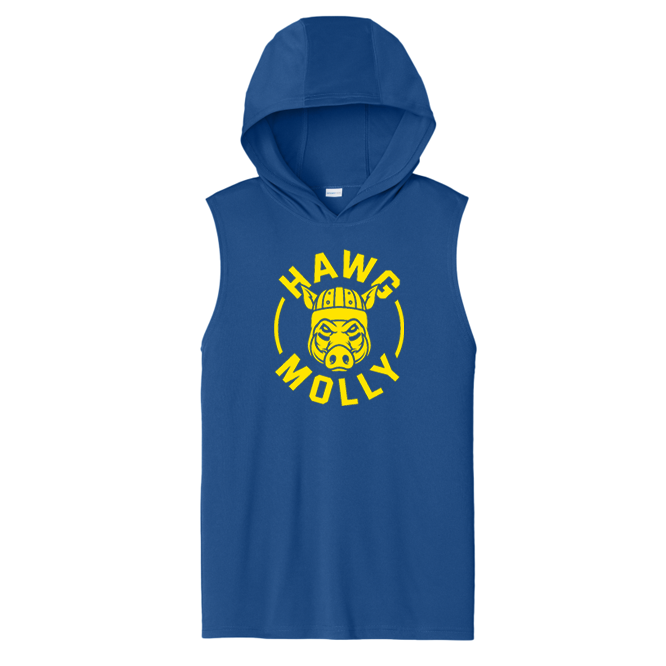 HAWG MOLLY (Yellow) - Hooded Muscle Tee