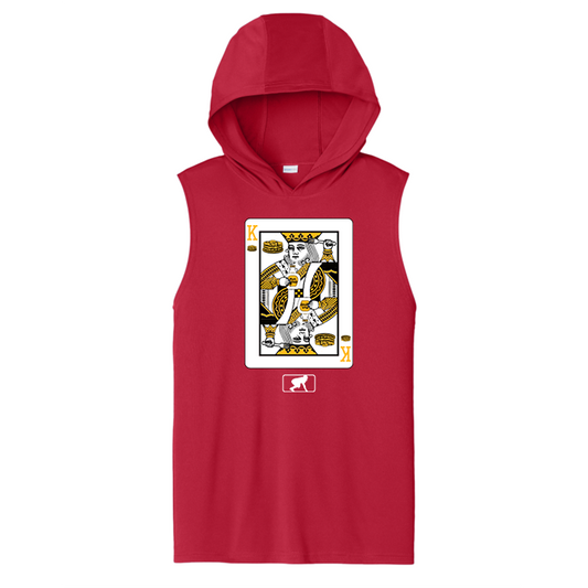 KING OF PANCAKES - Hooded Muscle Tee