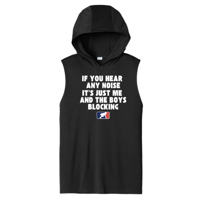 ITS JUST ME AND THE BOYS - Hooded Muscle Tee