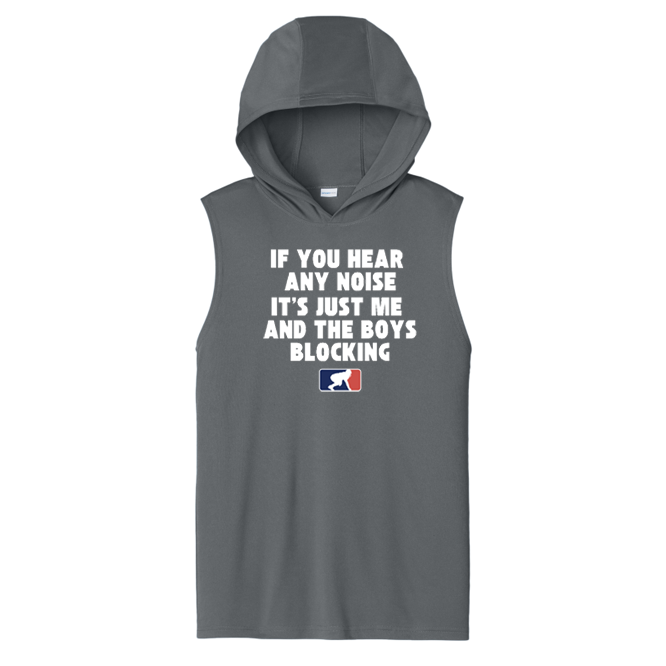 ITS JUST ME AND THE BOYS - Hooded Muscle Tee
