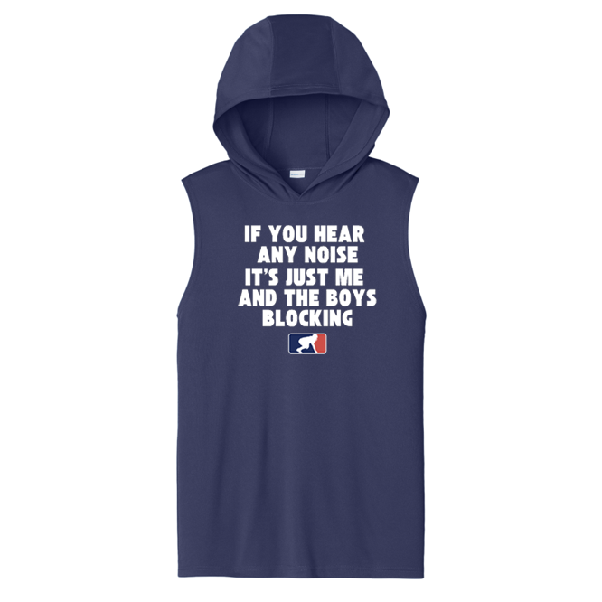 ITS JUST ME AND THE BOYS - Hooded Muscle Tee