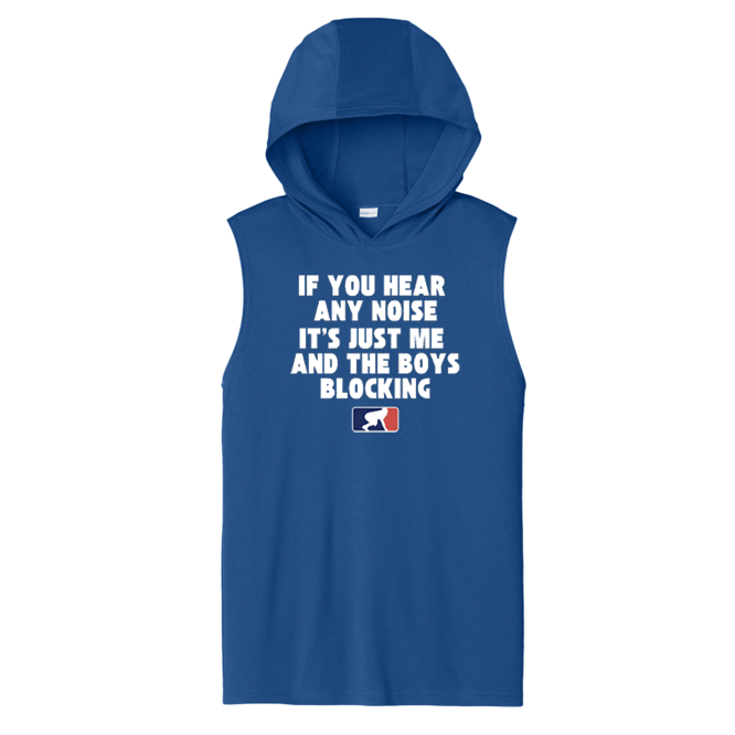 ITS JUST ME AND THE BOYS - Hooded Muscle Tee
