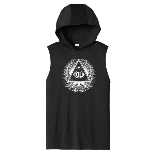 OLINEMINATI - Hooded Muscle Tee