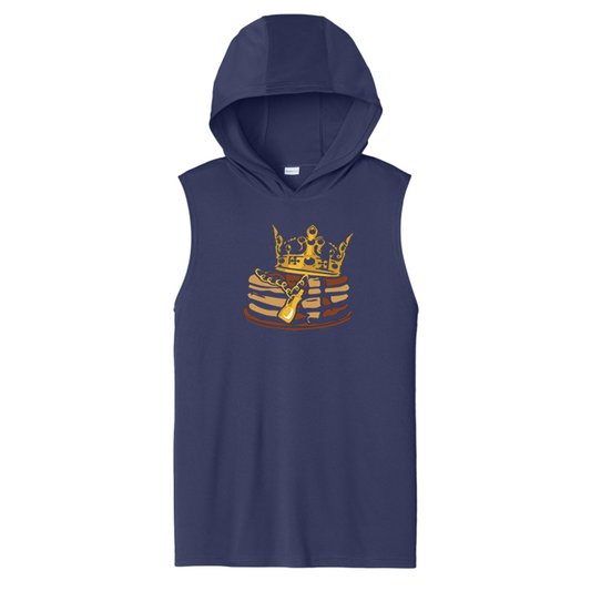 PANCAKE KING - Hooded Muscle Tee