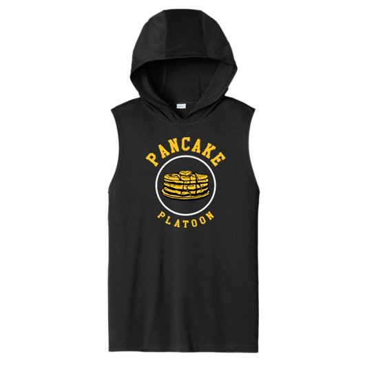 PANCAKE PLATOON - Hooded Muscle Tee