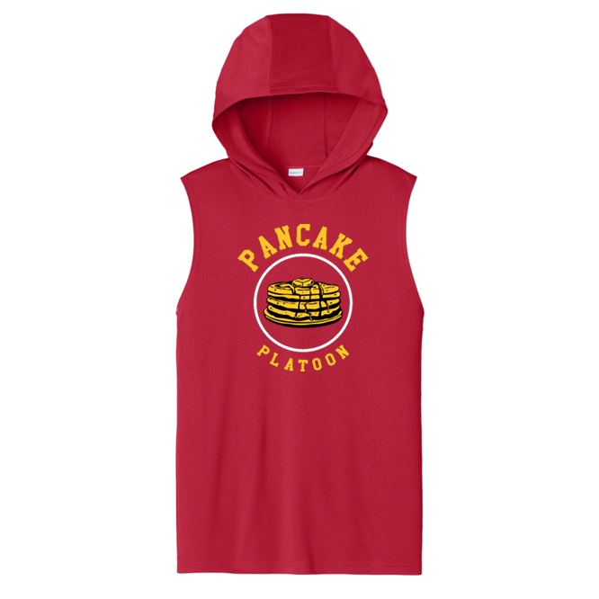 PANCAKE PLATOON - Hooded Muscle Tee