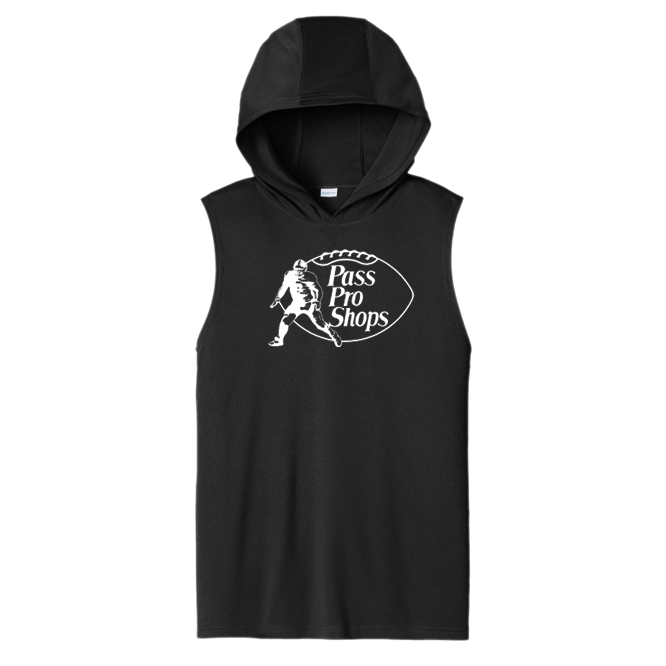PASS PRO SHOPS (White) - Hooded Muscle Tee