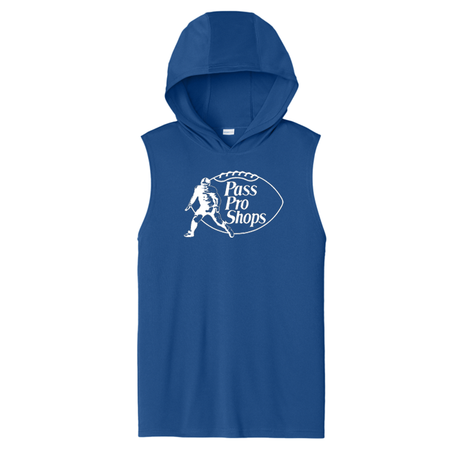 PASS PRO SHOPS (White) - Hooded Muscle Tee