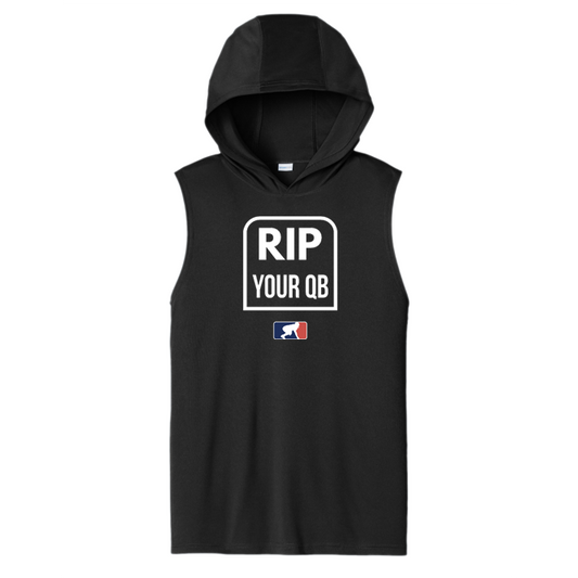 RIP YOUR QB - Hooded Muscle Tee