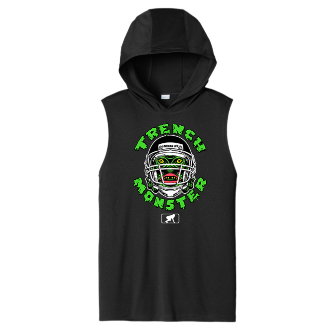 TRENCH MONSTER - Hooded Muscle Tee