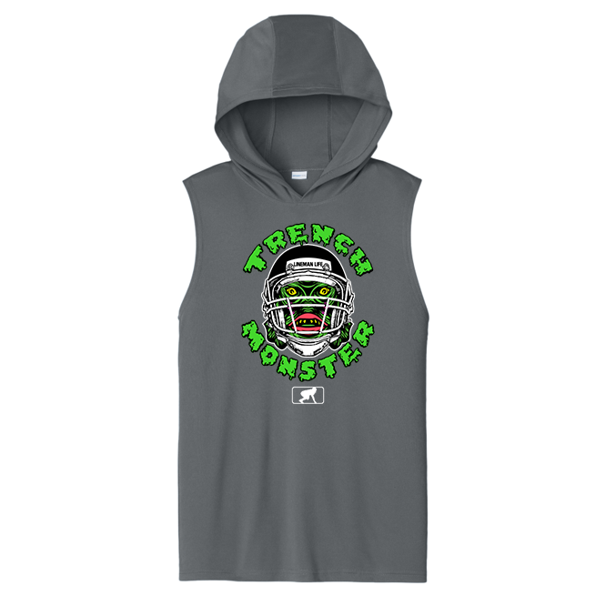 TRENCH MONSTER - Hooded Muscle Tee