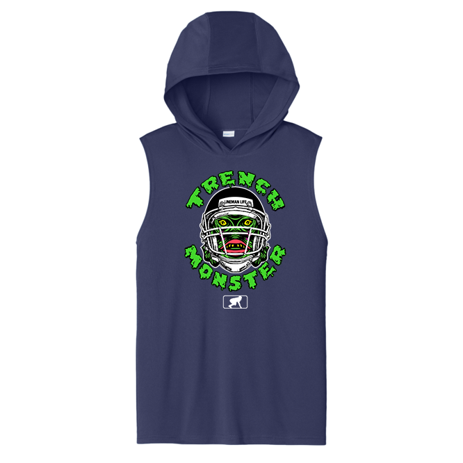 TRENCH MONSTER - Hooded Muscle Tee