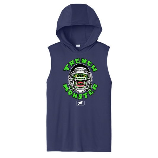 TRENCH MONSTER - Hooded Muscle Tee