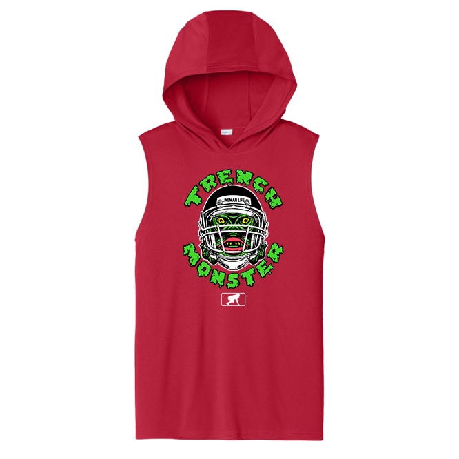 TRENCH MONSTER - Hooded Muscle Tee