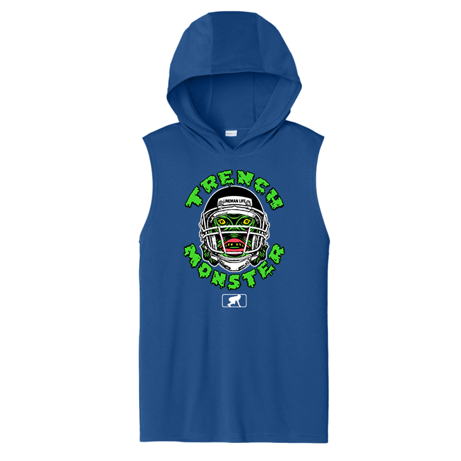 TRENCH MONSTER - Hooded Muscle Tee