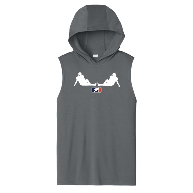 TRUCKER LOGO - Hooded Muscle Tee