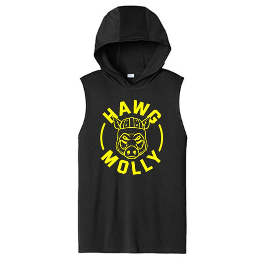 HAWG MOLLY (Yellow) - Hooded Muscle Tee