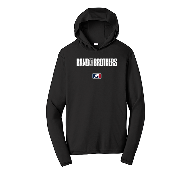 BAND OF BROTHERS - Hooded Long Sleeve Performance Tee