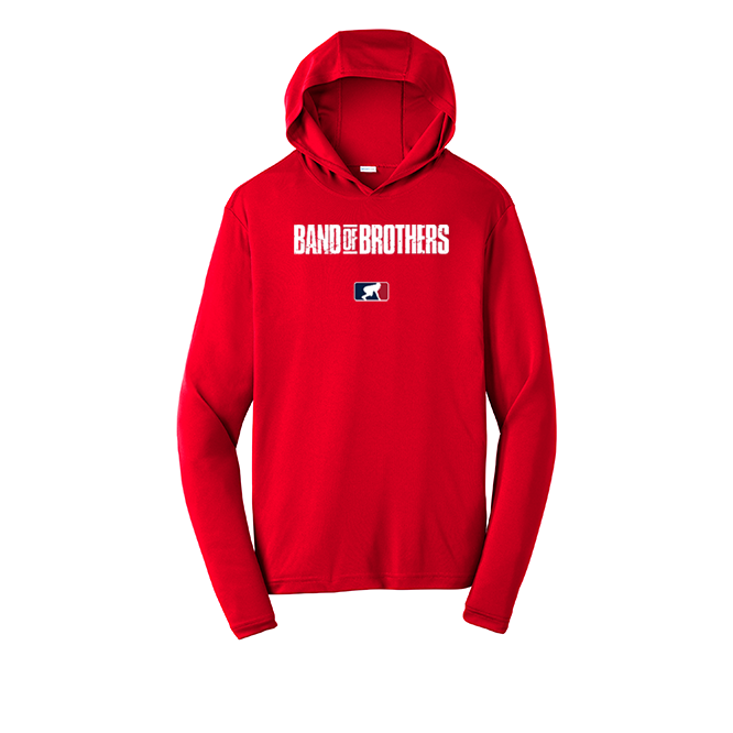 BAND OF BROTHERS - Hooded Long Sleeve Performance Tee