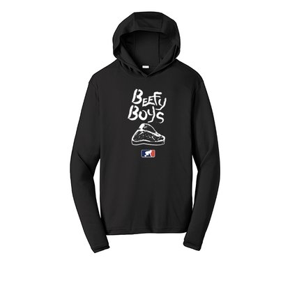 BEEFY BOYS - Hooded Long Sleeve Performance Tee