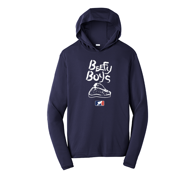 BEEFY BOYS - Hooded Long Sleeve Performance Tee