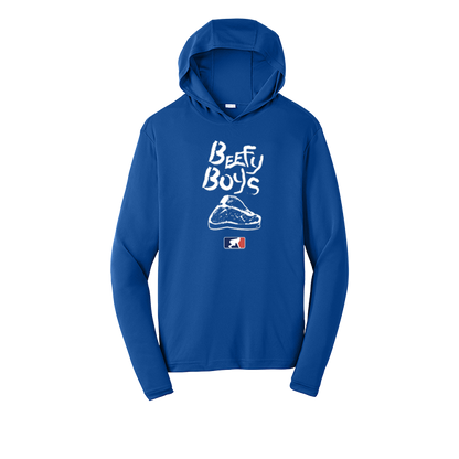 BEEFY BOYS - Hooded Long Sleeve Performance Tee