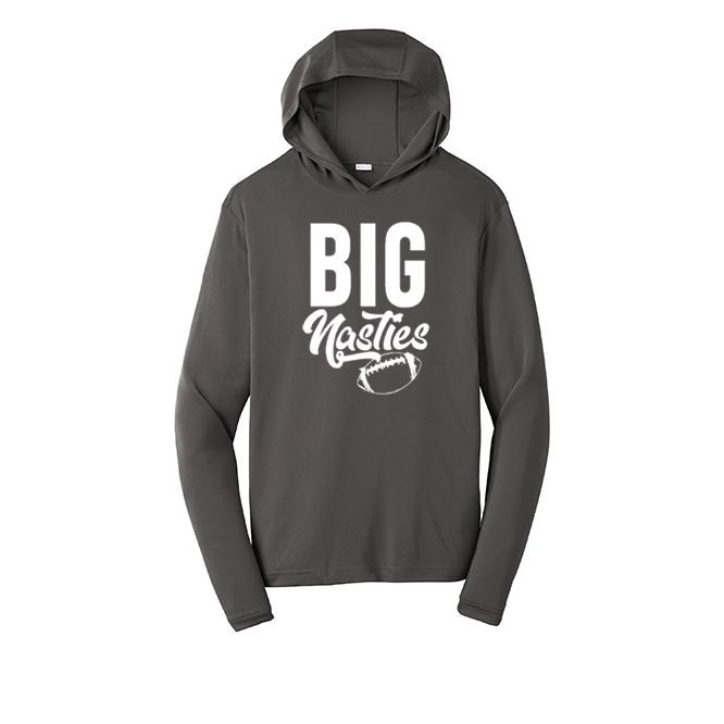 BIG NASTIES - Hooded Long Sleeve Performance Tee