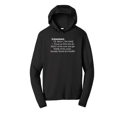 DEFINITION - Hooded Long Sleeve Performance Tee