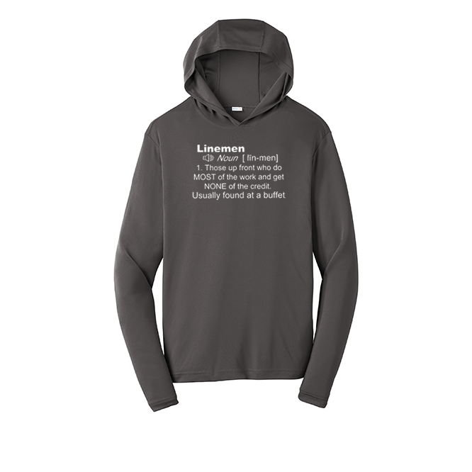 DEFINITION - Hooded Long Sleeve Performance Tee
