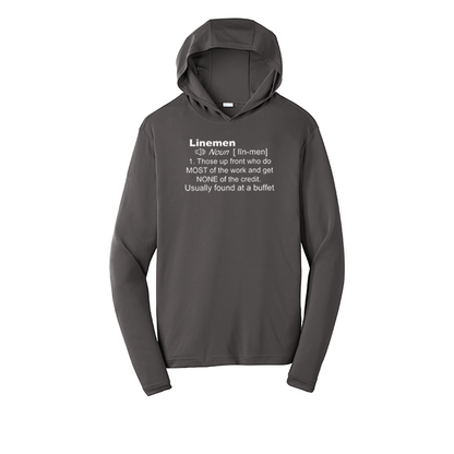 DEFINITION - Hooded Long Sleeve Performance Tee