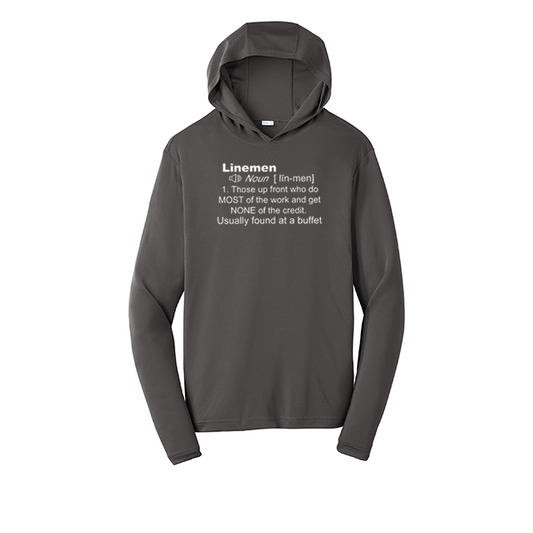 DEFINITION - Hooded Long Sleeve Performance Tee