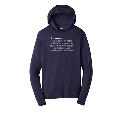 DEFINITION - Hooded Long Sleeve Performance Tee