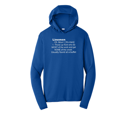 DEFINITION - Hooded Long Sleeve Performance Tee